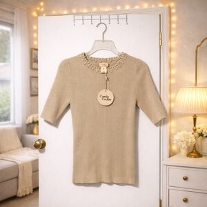 🏷️NWT Camila Coelho Ribbed Knit Top Size S